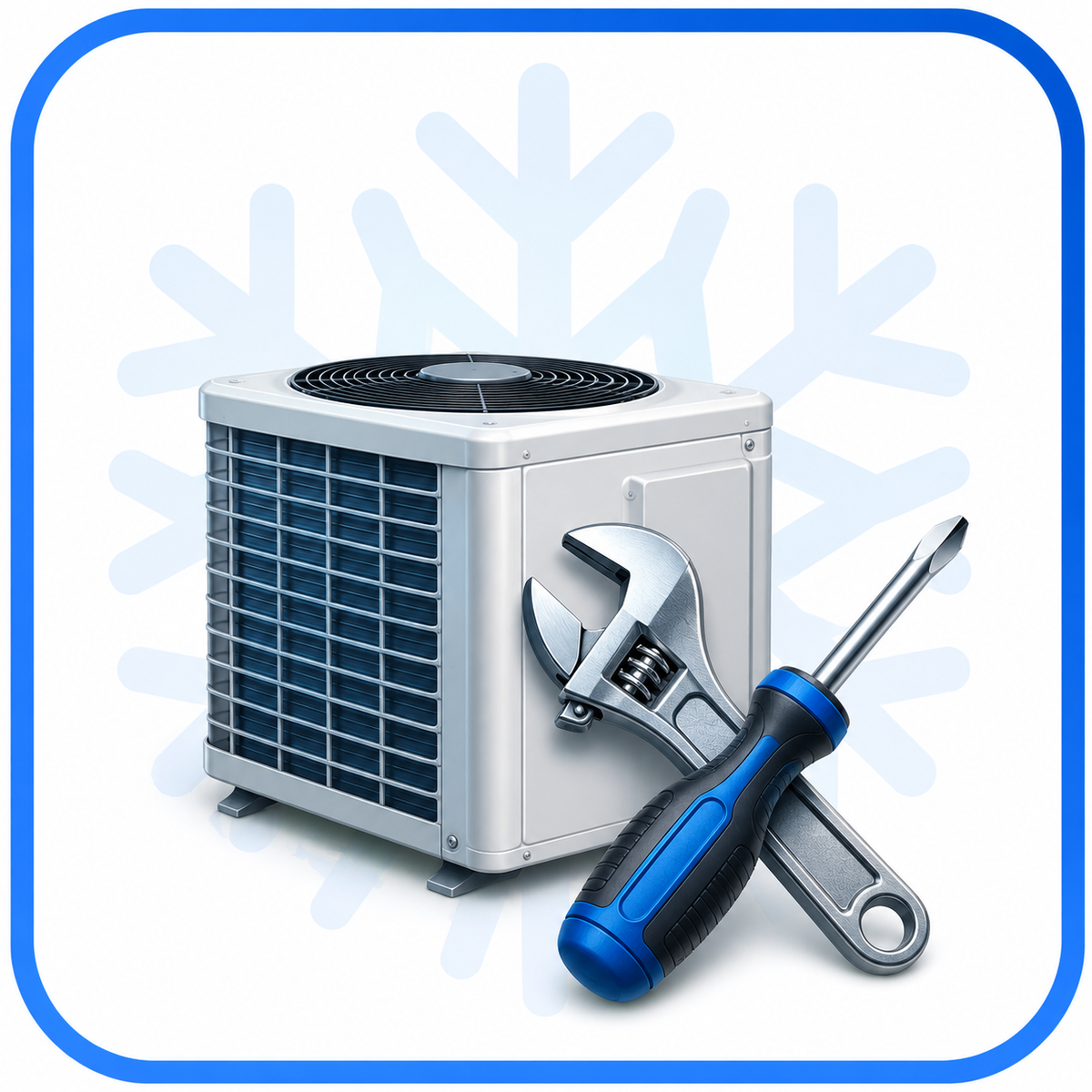 Emmanuel Air Conditioning technician repairing an outdoor AC unit for a South Florida property