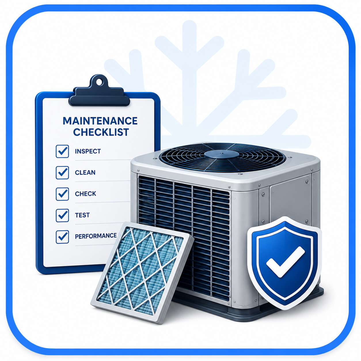 Emmanuel Air Conditioning performing preventive AC maintenance to help improve system performance